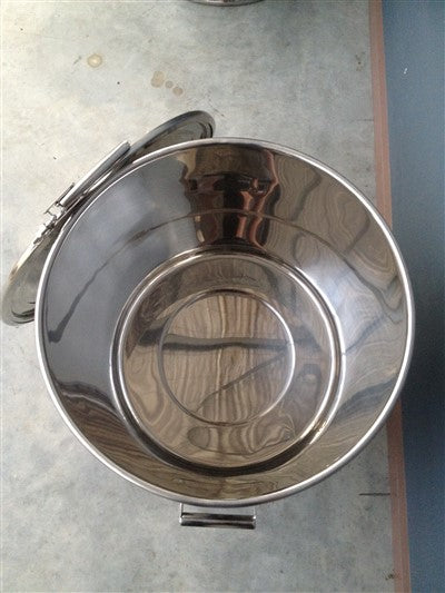 100L Stainless Steel Drum with Lid - Food Grade