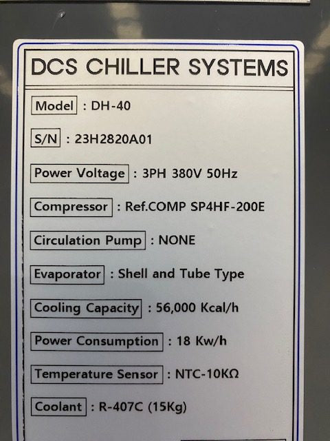 40kW Industrial Air Cooled Water Chiller or Glycol Chiller