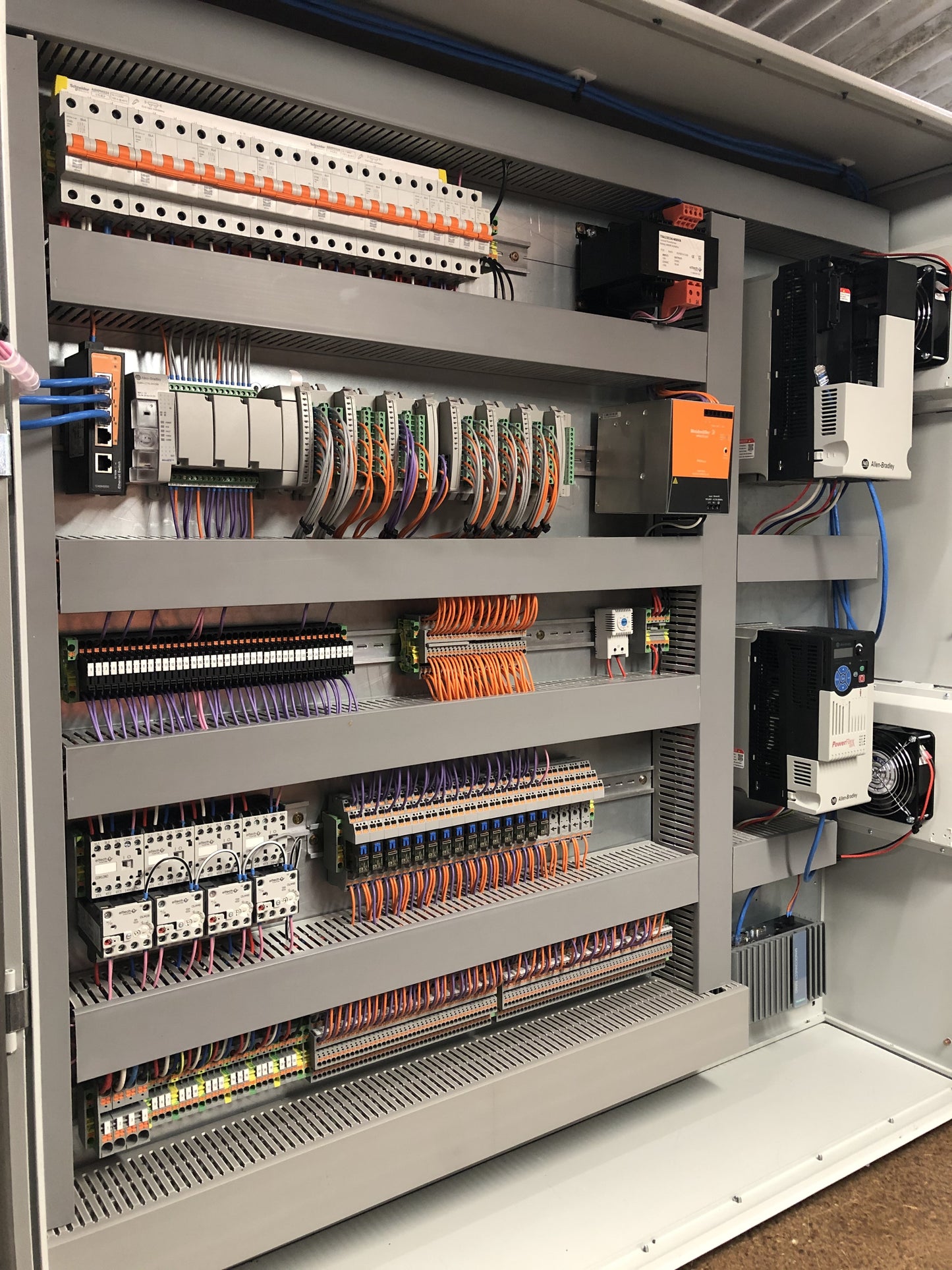 Brewery Control Panel - Electrical Control Panel for multiple processes