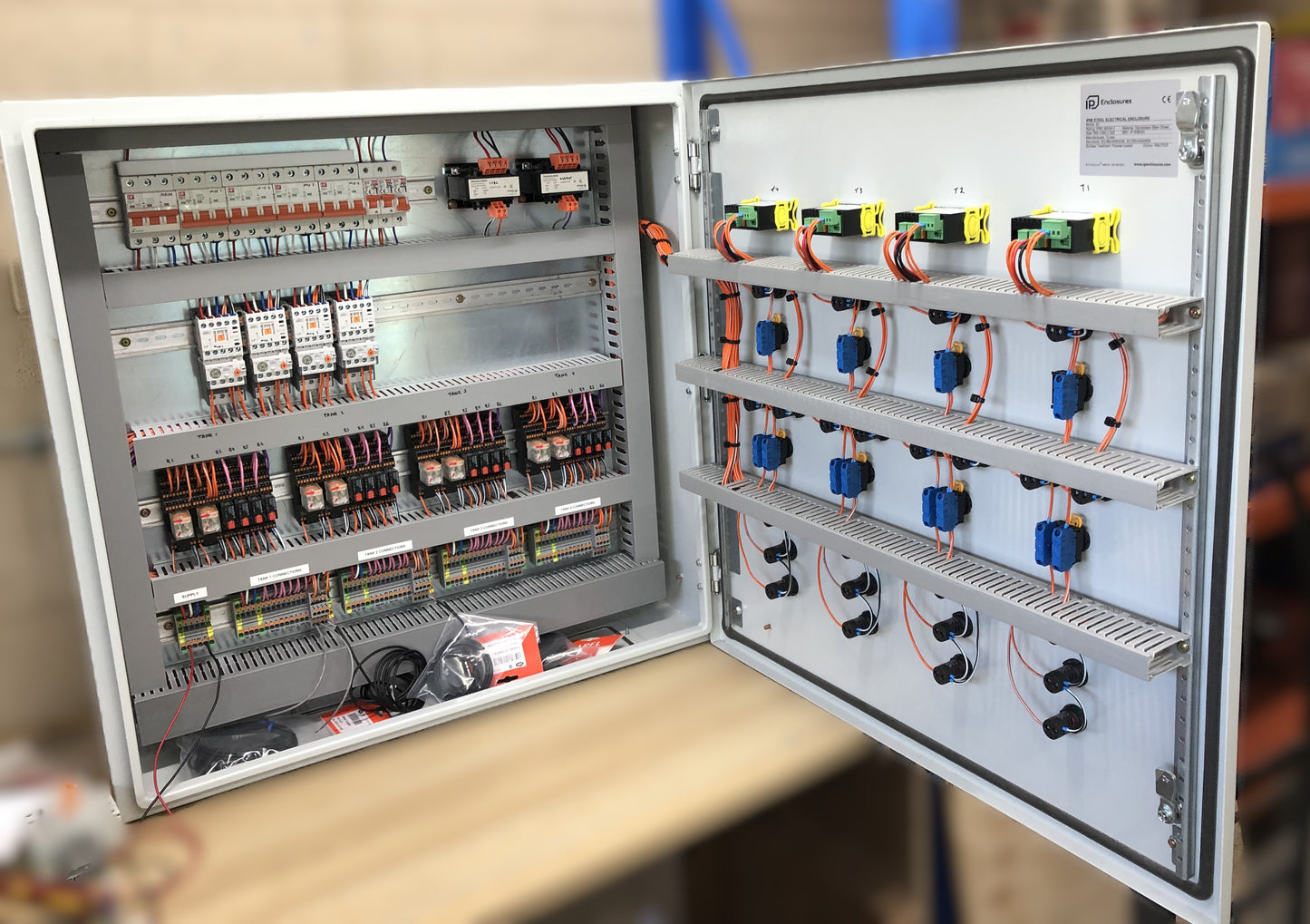 Temperature Control Panel - Electrical Control Panel for Multi-Tank process