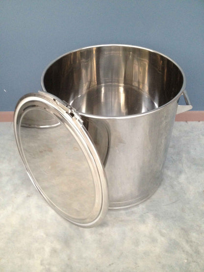 100L Stainless Steel Drum with Lid - Food Grade
