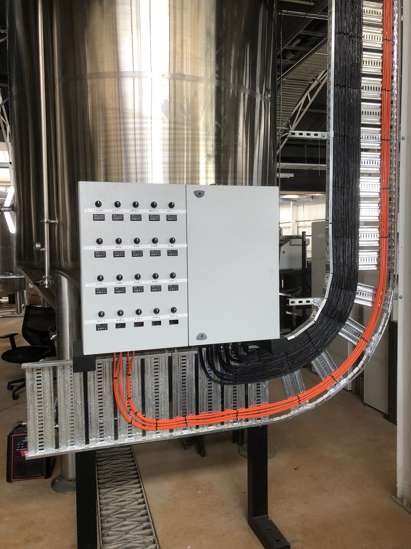 Brewery Control Panel - Electrical Control Panelfor multiple processes
