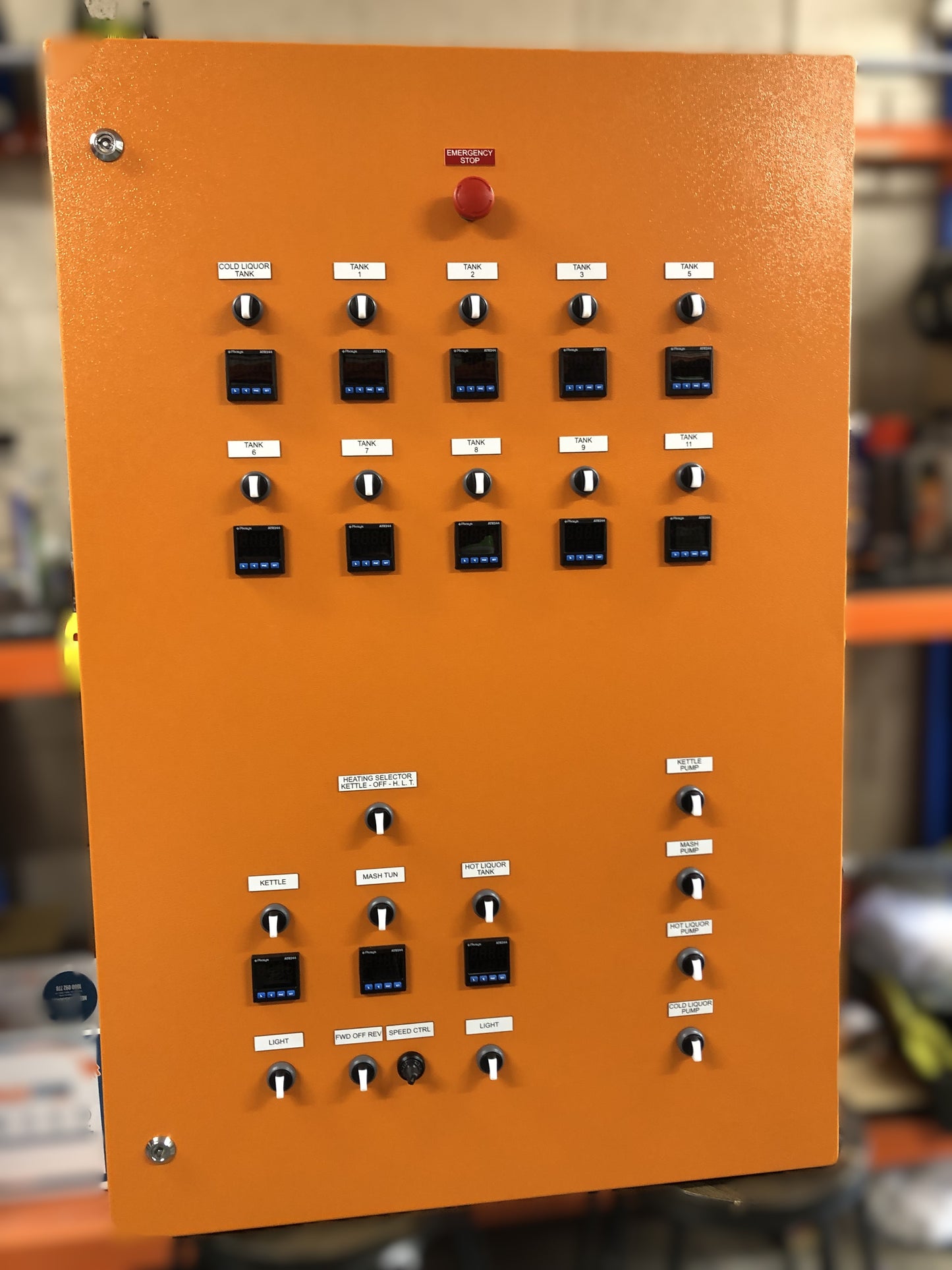 Brewery Control Panel - Electrical Control Panelfor multiple processes