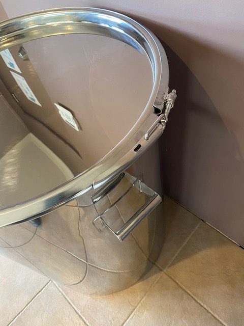 200L Stainless Steel Drum with Lid - Food Grade