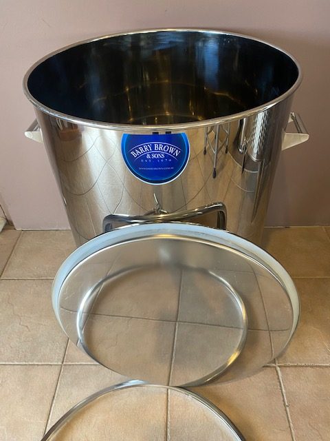 200L Stainless Steel Drum with Lid - Food Grade