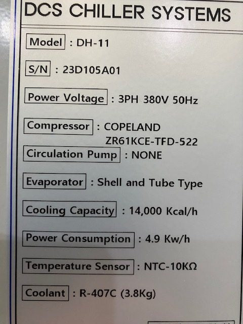 11kW Industrial Air Cooled Water Chiller or Glycol Chiller
