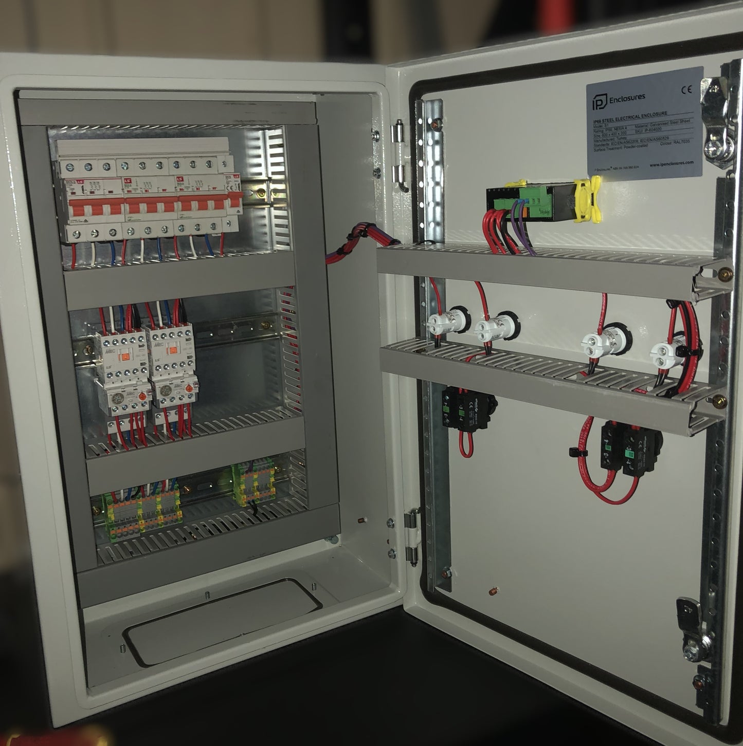 Temperature Control Panel-  Electrical Control Panel for Single Tank