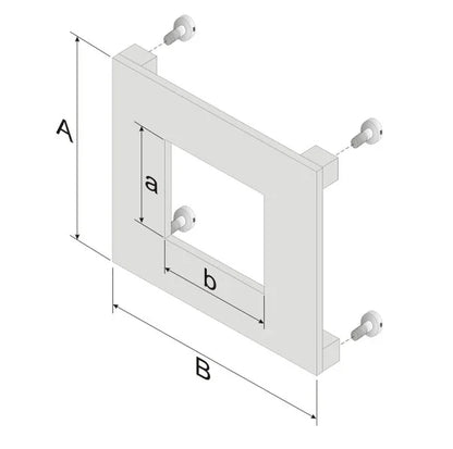 Pixsys Adapter 96x96 to 72x72